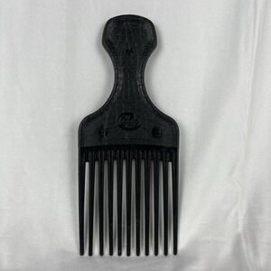 Vtg 80s 90s‎ Goody Hair Pick Plastic Black Crocodile Textured 6.5" Lift & Volume